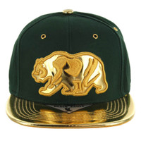 SM252 CALI BEAR (GREEN/GOLD)
