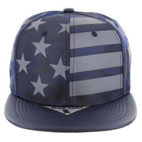 SM332 USA FLAG ( NAVY CAMO PU)