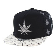 SM2247 MARIJUANA (BLACK/WHITE)