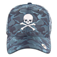 VM292 SKULL NYLON CAMO (BLUE CAMO)