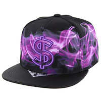 SM227 DOLLAR $ SYMBOL - BLACK(PURPLE)