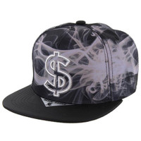 SM227 DOLLAR $ SYMBOL - BLACK(SILVER METALLIC)