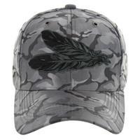 VM308 NATIVE FEATHER - NYLON GREY CAMO