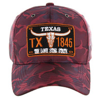 VM476 TEXAS - NYLON BURGUNDY CAMO