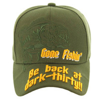 VM206 GONE FISHIN - OLIVE