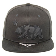 SM337 CALI BEAR , OIL LEATHER - BLACK