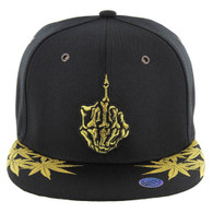 SM710 FINGER MARIJUANA - BLACK