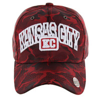 VM001 KANSAS CITY , NYLON CAMO , RED