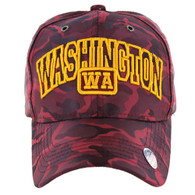 VM001 WASHINGTON , NYLON CAMO , BURGUNDY