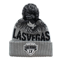 WB450 LAS VEGAS , POM BEANIE - GREY(BLACK)