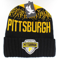 WB450 PITTSBURGH , BEANIE - BLACK(GOLD)