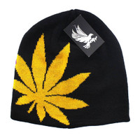 WB396 MARIJUANA - BLACK(GOLD)