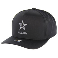 JM-AR002 LICENSED U.S. ARMY , ARMY LOGO(GREY) 5 PANEL - BLACK