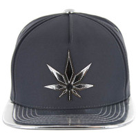 KSM715 MARIJUANA - CHARCOAL/SILVER