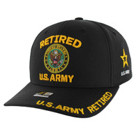 JM-AR038 LICENSED U.S. ARMY , RETIRED ARMY - BLACK