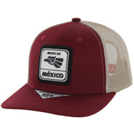 SM277 HECHO EN MEXICO - BURGUNDY/KHAKI