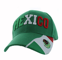VM001 Mexico Velcro Cap (Solid Kelly Green)