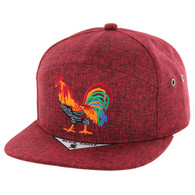 SM7013 COCK 7 PANEL TWILL - RED