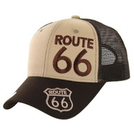 VM255 ROUTE 66 TRUCKER - KHAKI/BROWN