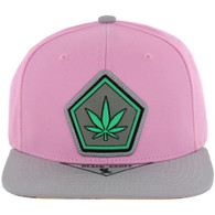 SM721-04 MARIJUANA - PINK/GREY