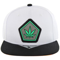 SM721-08 MARIJUANA - WHITE/BLACK