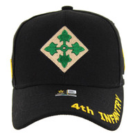 JM-ARC008 LICENSED U.S. ARMY , 4TH INFANTRY - BLACK