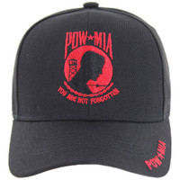 VM749 POW MIA - BLACK(RED)