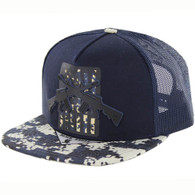 SM717 RIFLE USA , TRUCKER - NAVY DIGI CAMO