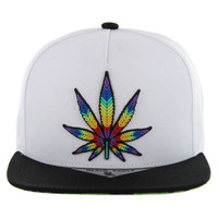 SM746 MARIJUANA - WHITE/BLACK