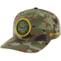 JM-AR003 LICENSED U.S. ARMY , ARMY SEAL(WOVEN) 6 PANEL - CAMO