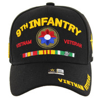 JM-ARC053 LICENSED U.S. ARMY 9TH INFANTRY VIETNAM VETERAN - BLACK