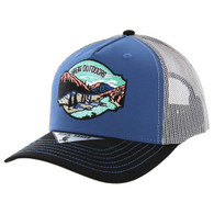 SM113 GREAT OUTDOORS , TRUCKER - BLUE GRAY/BLACK/GRAY