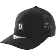 SM117 DALLAS "D" , METALLIC PATCH , HYDRO DP - BLACK