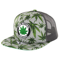 SM748 MARIJUANA , TRUCKER - GRAY