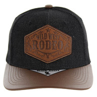 SM759 RODEO , DENIM - BLACK/PU BROWN