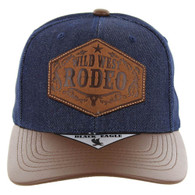 SM759 RODEO , DENIM - NAVY/PU BROWN