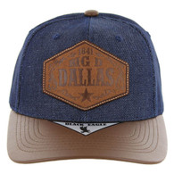SM759 DALLAS , DENIM - NAVY/PU BROWN