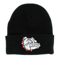 WB020 BULLDOG LONG BEANIE - BLACK