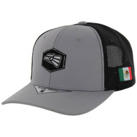 SM253 MEXICO EAGLE , SPAN MESH TRUCKER - GRAY