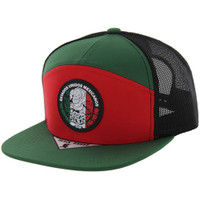 SM256 MEXICO , 7 PANEL , TRUCKER - RED/GREEN/BLACK