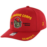 JM-MR010 LICENSED U.S. MARINE CORPS, BULLDOG , RED