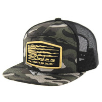 SM207 USA FLAG , DON'T TREAD ON ME , TRUCKER - BLACK CAMO