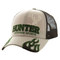 VM361 HUNTER OUTDOOR SPORTS , TRUCKER - KHAKI/BROWN