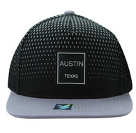 SM852 austin City Snapback (Black & grey)