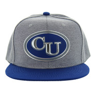 SM794 Cuba Snapback Cap (grey & royal)