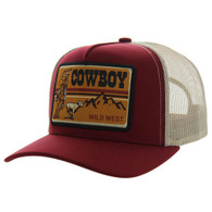 SM126 COWBOY , HYDRO TRUCKER - BURGUNDY
