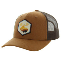 SM209 MOOSE , CANVAS TRUCKER - BROWN