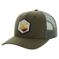SM209 MOOSE , CANVAS TRUCKER - OLIVE