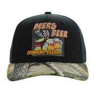 SM123 DEER & BEER  - BLACK