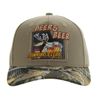 SM123 DEER & BEER  - KHAKI